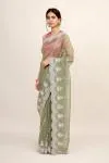 Sage Green Organza Saree