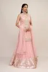 Old Rose Pink Chanderi Suit