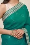 Cerulean Organza Saree