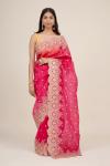 Wild Rose Organza Saree