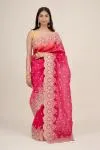 Wild Rose Organza Saree