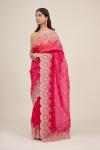 Wild Rose Organza Saree