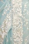 Whismy Blue Organza Saree