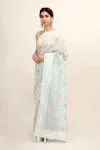 Georgia Blue Organza Saree