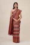 Barn Rose Tussar Silk Saree