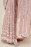 Old Rose Georegette Saree