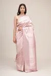 Rose Pink Kanjivaram Silk Saree
