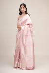 Rose Pink Kanjivaram Silk Saree