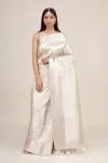 Abalone Grey Silk Saree