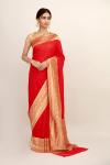Love Red Georgette Saree