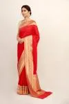 Love Red Georgette Saree
