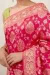 Magenta Silk Saree