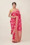 Magenta Silk Saree