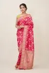 Magenta Silk Saree