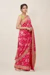 Magenta Silk Saree
