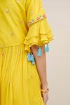 Butter Yellow Sharara Suit