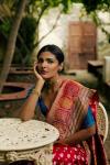 Carnation Banarasi Ektara Silk Saree