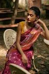 Wild Rose Banarasi Ektara Silk Saree