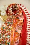 Ivory Patan Patola Silk Saree