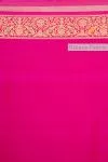 Fuchsia Pink Pure Zari Silk Saree