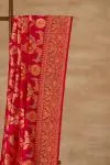 Fuchsia Pink Pure Zari Silk Saree