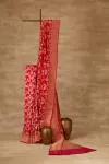 Fuchsia Pink Pure Zari Silk Saree