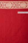 Red Pure Zari Silk Saree