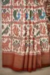 Ivory Patan Patola Silk saree
