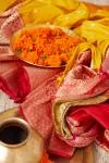 Yellow rangkaat Banarasi Silk Saree
