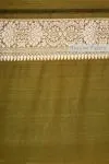 Mehandi Green Banarasi Tussar Silk Saree