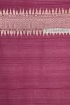 Dusty Dark Pink Banarasi Tussar Silk Saree