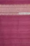 Dusty Dark Pink Banarasi Tussar Silk Saree