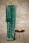 Pine Green Banarasi Tussar Silk Saree