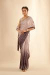 Grey Ombre Satin