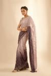 Grey Ombre Satin