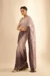 Grey Ombre Satin