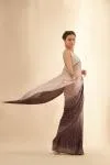 Grey Ombre Satin