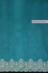 Imperial Teal Tussar Silk Saree