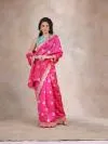 Rani Pink Banarasi Saree