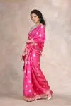 Rani Pink Banarasi Saree