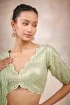 Lily Green Chikankari Lehenga