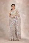 Grey Haze Organza Saree