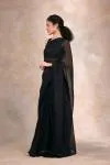 Nova Black Organza Saree