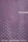Lavender Frost Organza Saree