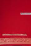 Vermillion Red Bandhani Banarasi Saree