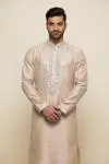 Ivory Silk Kurta Set