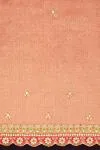 Salmon Pink Banarasi Silk Saree