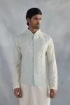 Powder Blue Half Jacket Set