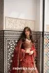 Brown Velvet Lehenga 