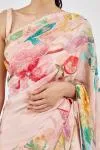 Coral Printed Georgette Saree